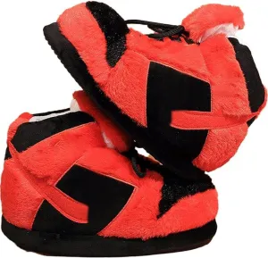 Fluffy Slippers Sneaker Slippers for Women Men Comfy Kicks Winter Warm One Size Suppleness Home Shoes with Anti-skid Rubber Sole