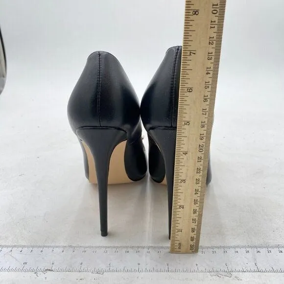 FOWT Women Pearl Bow Pumps Gradient Cap Toe Stiletto Pumps Classic Pumps
