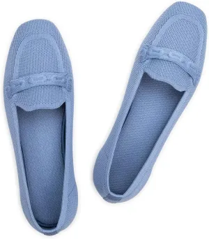 Frank Mully Women's Loafer Flats Square Toe Comfortable Office Work Shoes, Cute Penny Loafer Slip On Walking Driving Shoes