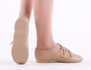 Full Sole lace Jazz Shoe TAN
