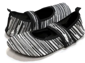 Futsole Women's Soft-Sided Shoes for Indoors/Outdoors, Foldable & Flexible Footwear for Sport, Exercise, Yoga or Travel, Dance Shoes