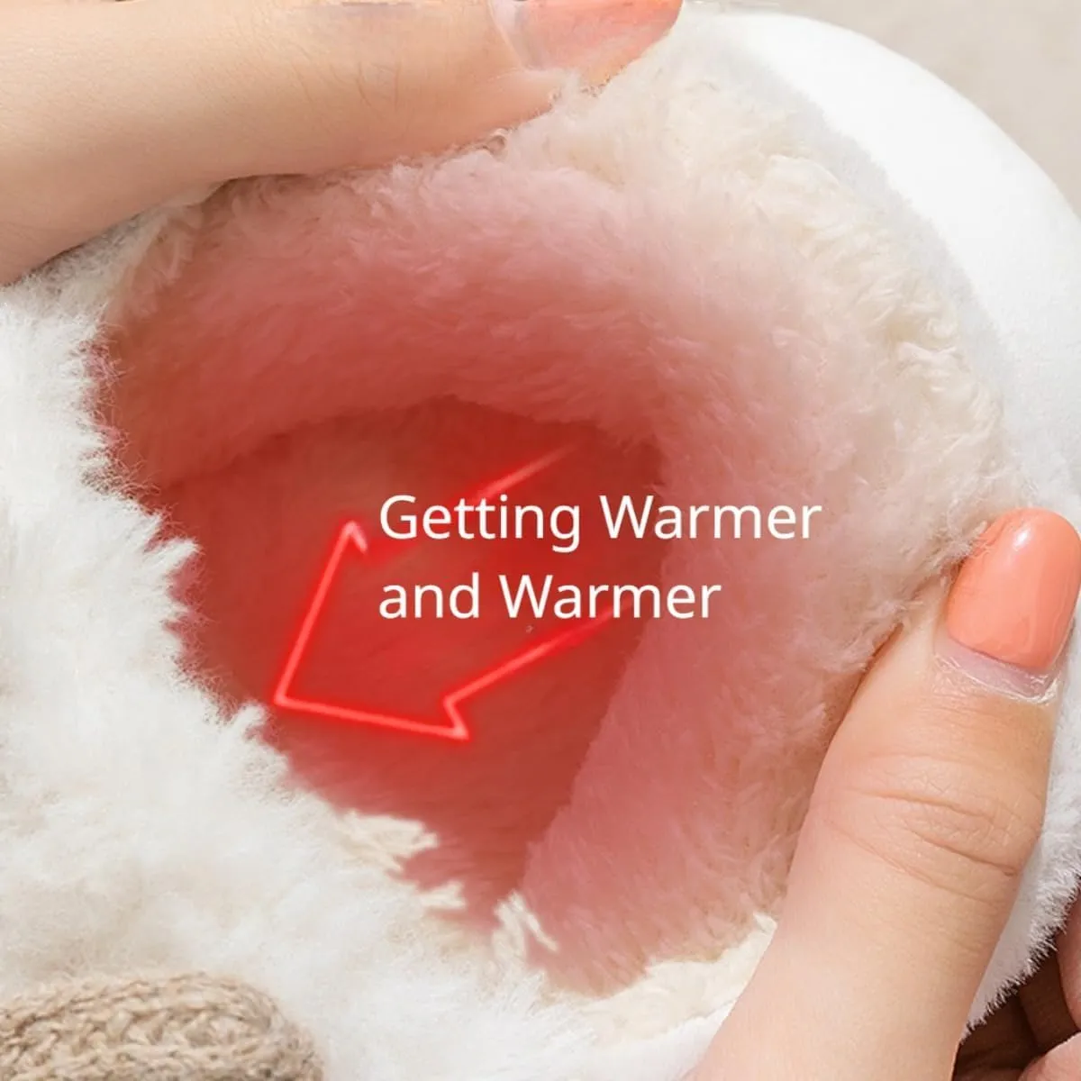 Fuzzy Bow Tie Slippers for Women Closed Back Fluffy House Shoes Winter Indoor Outdoor Slippers