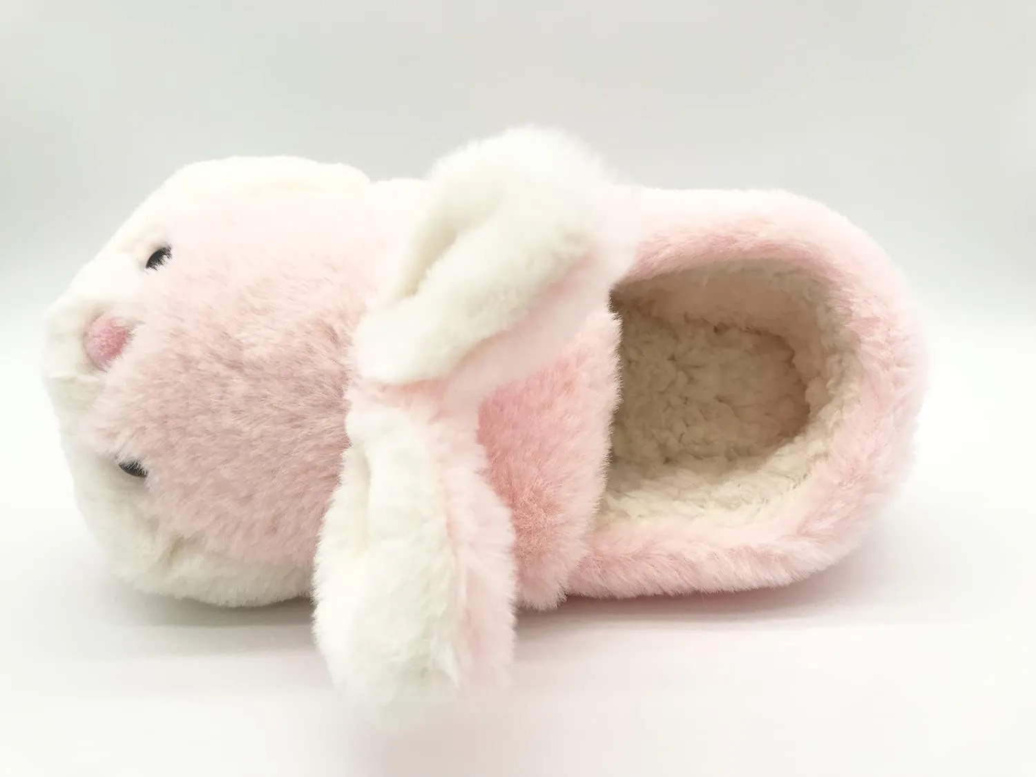 Fuzzy Bunny Slippers for Girls Warm Winter Slippers Women Home Slippers Plush Animal Slippers Pink Slippers