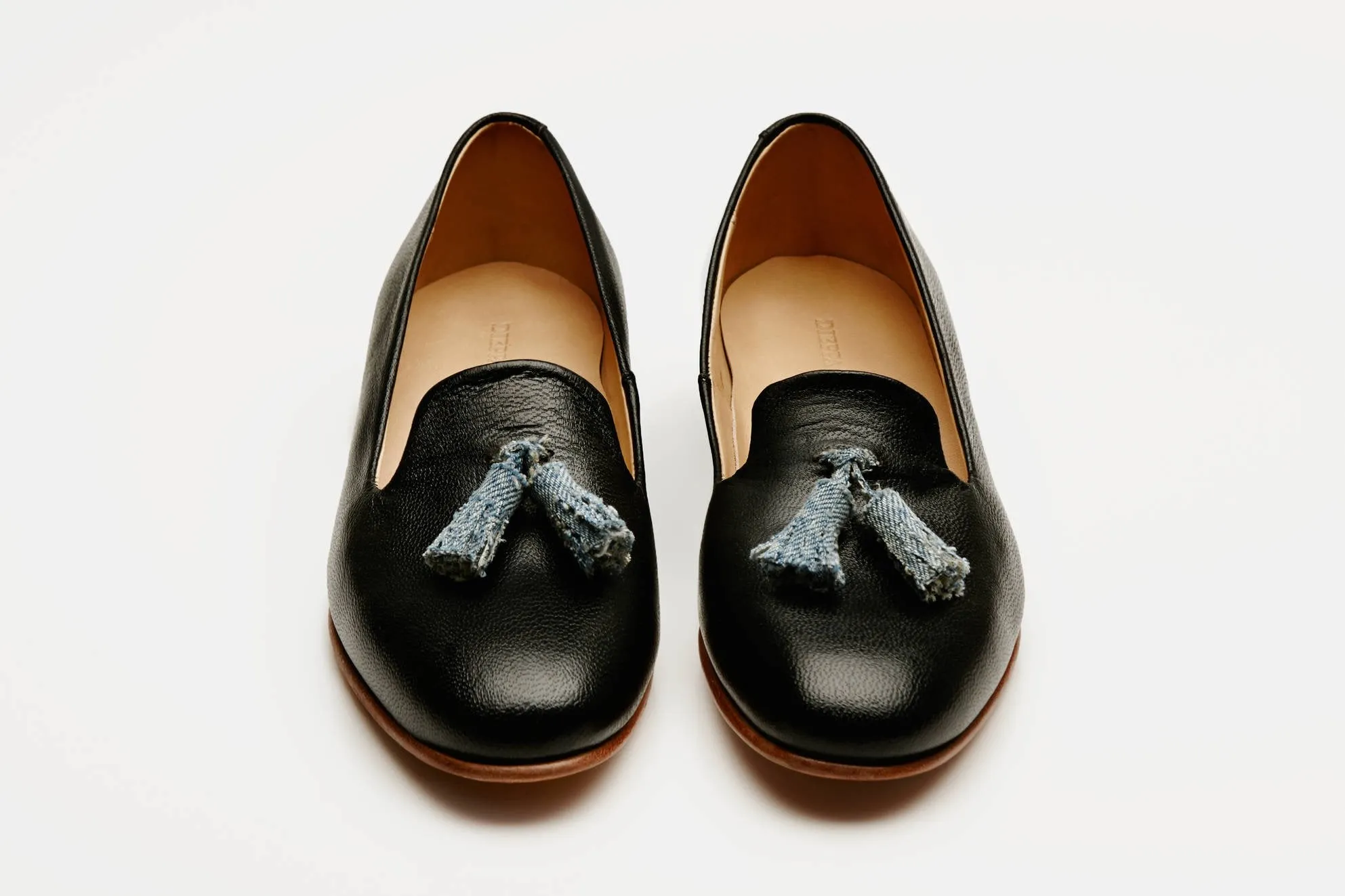 Gaston Slip-On Tassel Loafer - Black