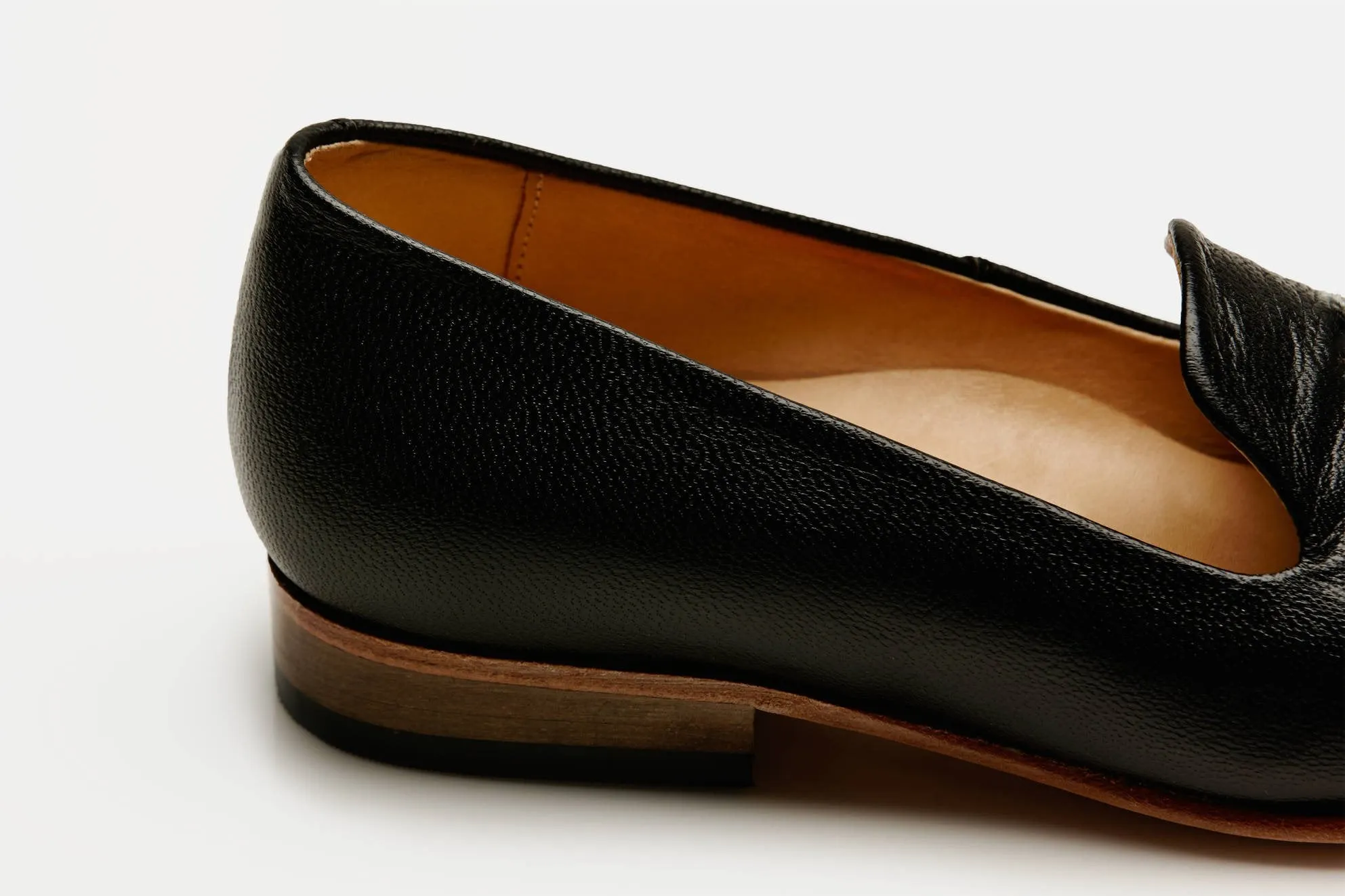 Gaston Slip-On Tassel Loafer - Black
