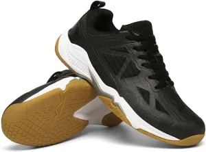 GEXECEUSS Men's Comfortable Badminton Shoes for Sport: Womens Breathable Tennis Shoes for Training - Adults Pickleball Sneakers