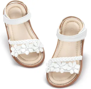 GINFIVE Toddler Girls Sandals Little Girls Kids Summer Shoes Toddler Sandals