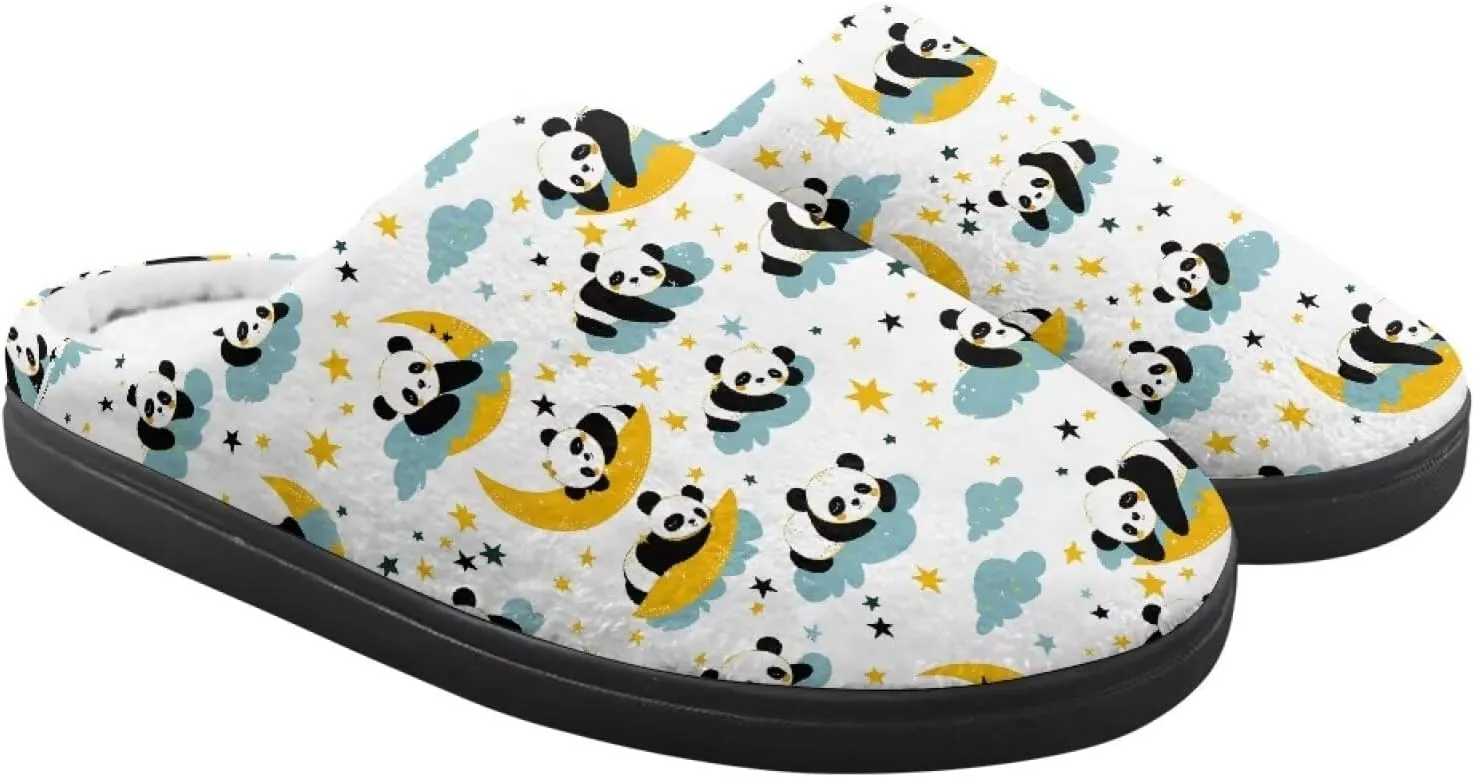 Girl's Cute House Slippers Winter Fluffy Plush Slippers Anti-skid Animal Slippers Soft Cozy Indoor Warm Furry Shoes