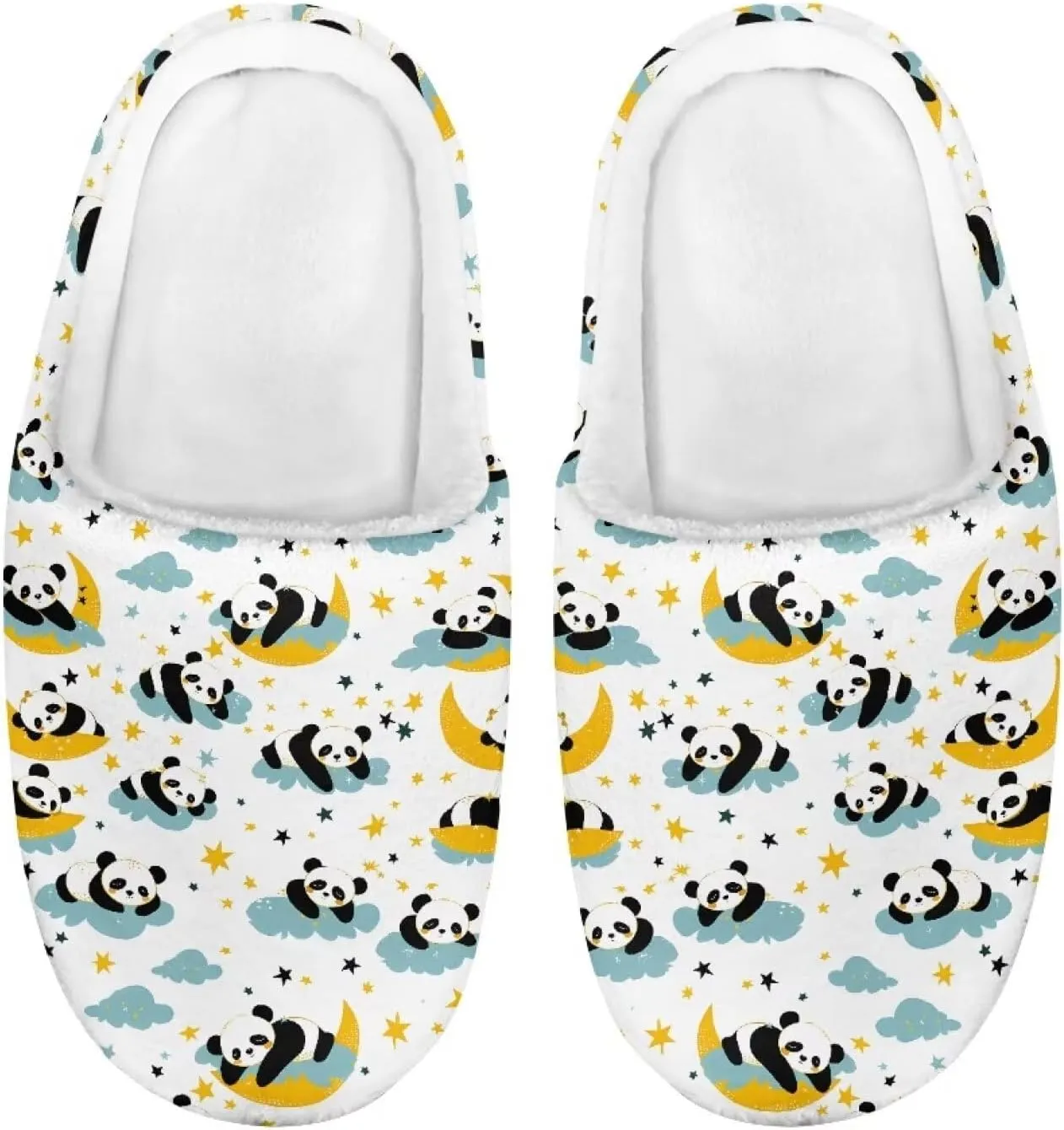 Girl's Cute House Slippers Winter Fluffy Plush Slippers Anti-skid Animal Slippers Soft Cozy Indoor Warm Furry Shoes