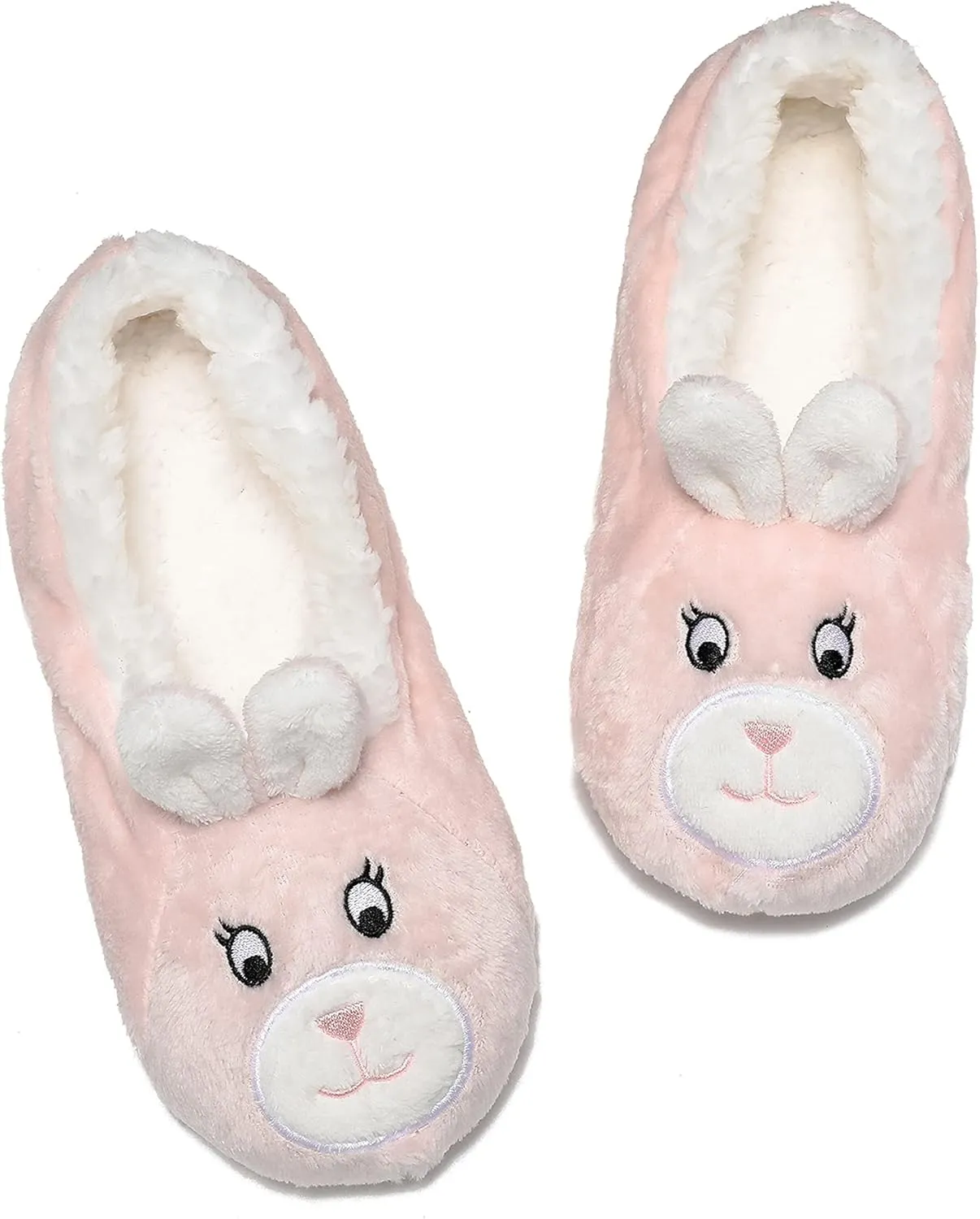GLENMEARL Womens Warm Cozy and Lovely Animal Non-Skid Knit Home Floor Slippers Socks for Adults Girls