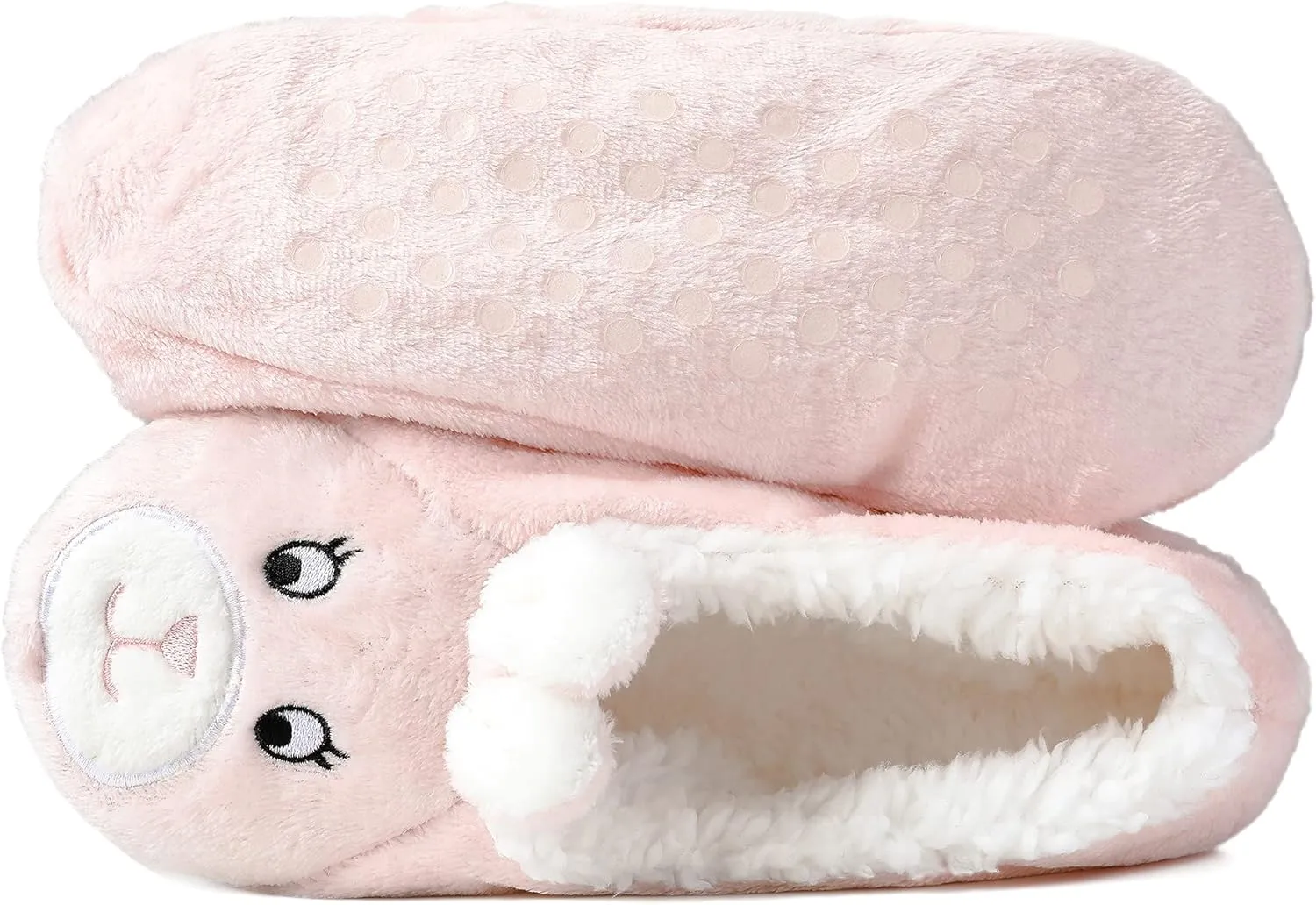 GLENMEARL Womens Warm Cozy and Lovely Animal Non-Skid Knit Home Floor Slippers Socks for Adults Girls