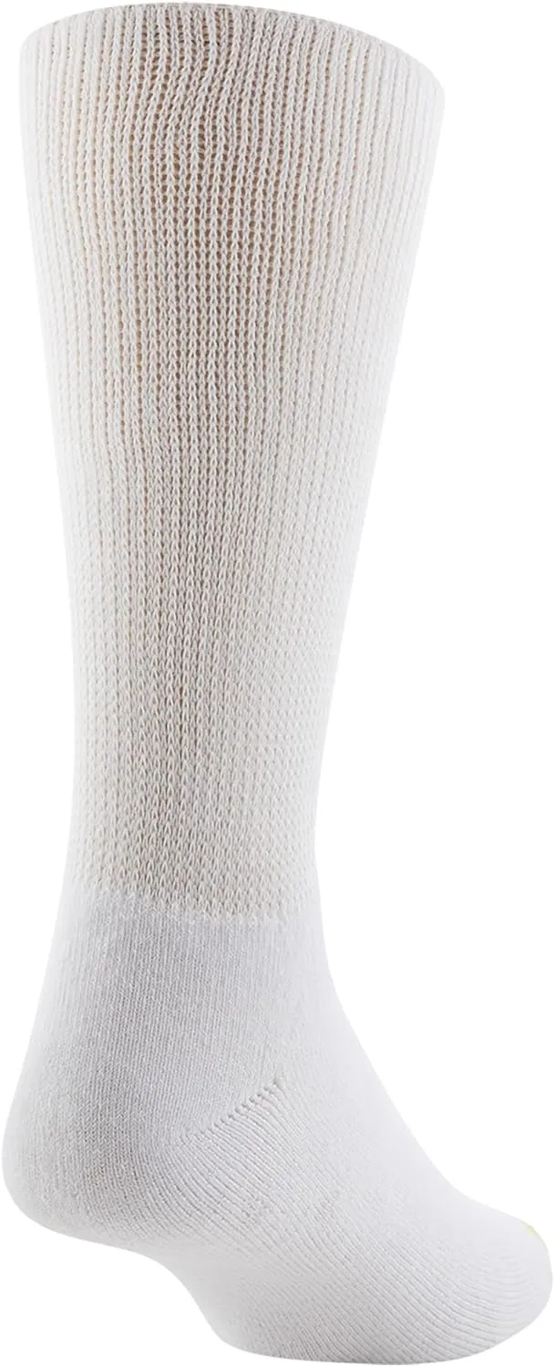GOLDTOE Men's Non Binding Crew Socks, Multipairs