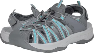 GRITION Hiking Sandals Women Closed Toe, Waterproof Lightweight Adjustable Hiking Athletic Sandals, Breathable For Beach Summer Adventure Comfortable Outdoor Sport