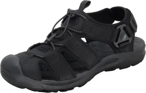 GRITION Mens Outdoor Hiking Sandals Summer Beach Closed Toe Water Sandal Waterproof Comfortable Fisherman Adventures Sport Athletic Walking Traveling Shoes Sandles