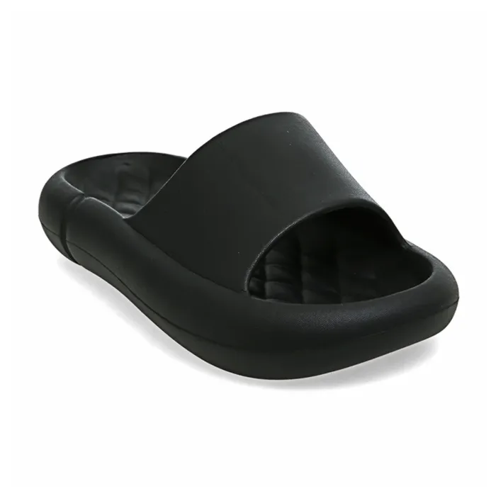 Hamlin Coots Sandal Rumah Unisex Anti-Slip & Quick Drying Uniqe Design Material EVA ORIGINAL - Black