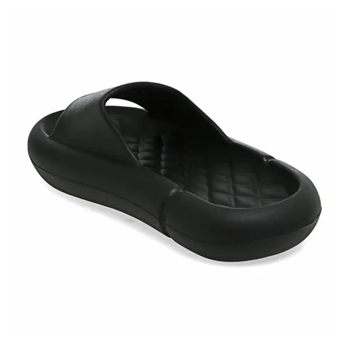 Hamlin Coots Sandal Rumah Unisex Anti-Slip & Quick Drying Uniqe Design Material EVA ORIGINAL - Black