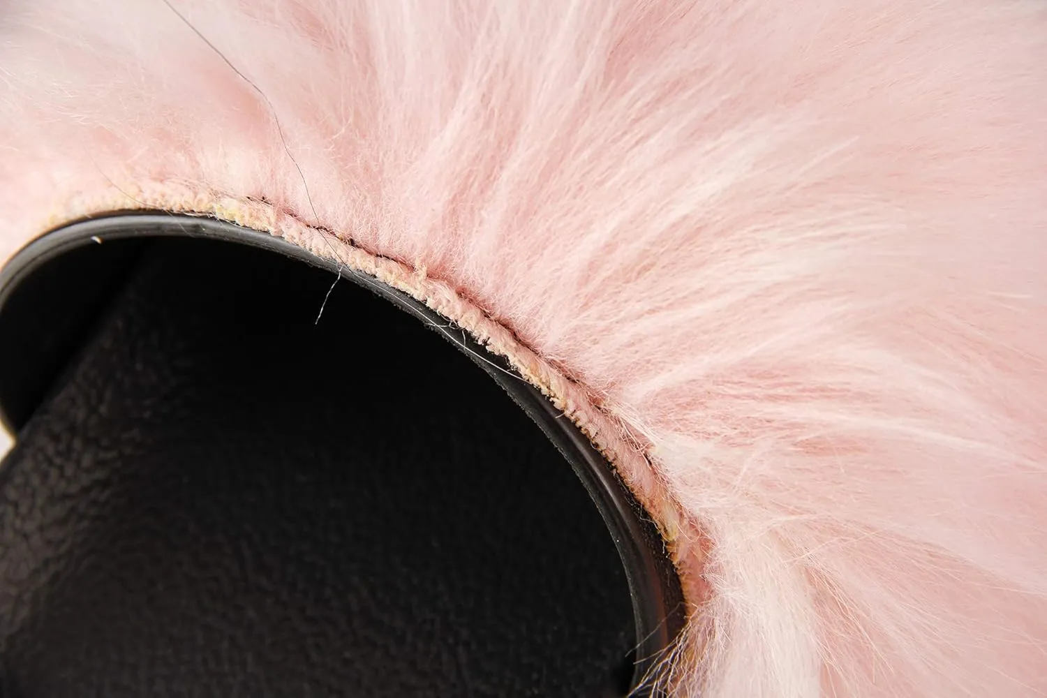 Hangrui Women's Faux Fur Slides, Open Toe Cute Slippers, Comfortable Sandals with Fluffy Fur