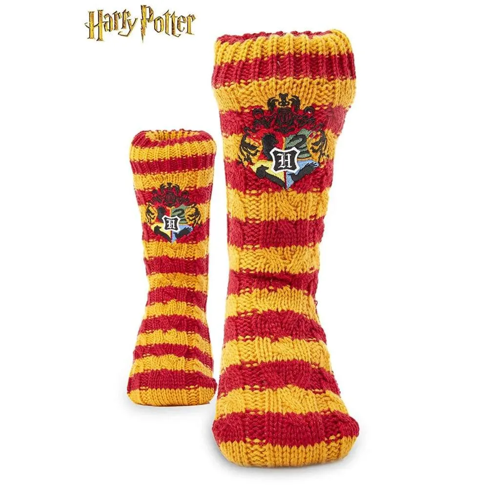 Harry Potter Slipper Socks, Women Knitted Fluffy Socks, Xmas Stocking Fillers