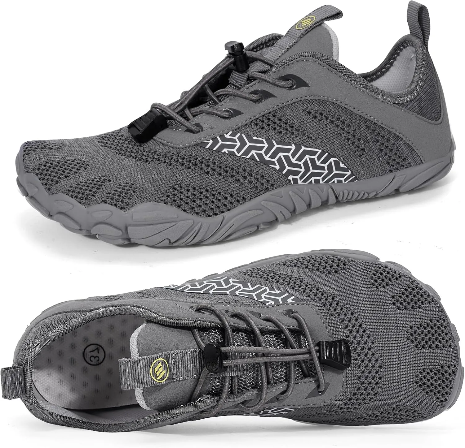 Hike Barefoot Shoes Women Men with Wide Toe Box Footwear Healthy Non-Slip Hike Beach Pool Aqua Swim Surf Hiking Running Athletic Water Shoe