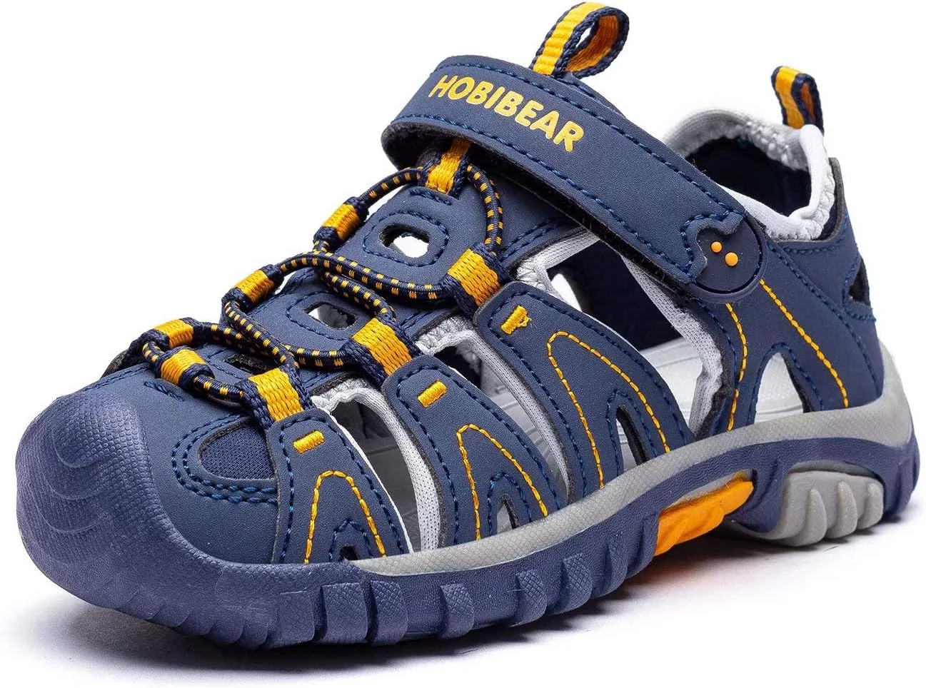 HOBIBEAR Boys Girls Sport Water Sandals Closed-Toe Outdoor(Toddler/Little Kid/Big Kid)