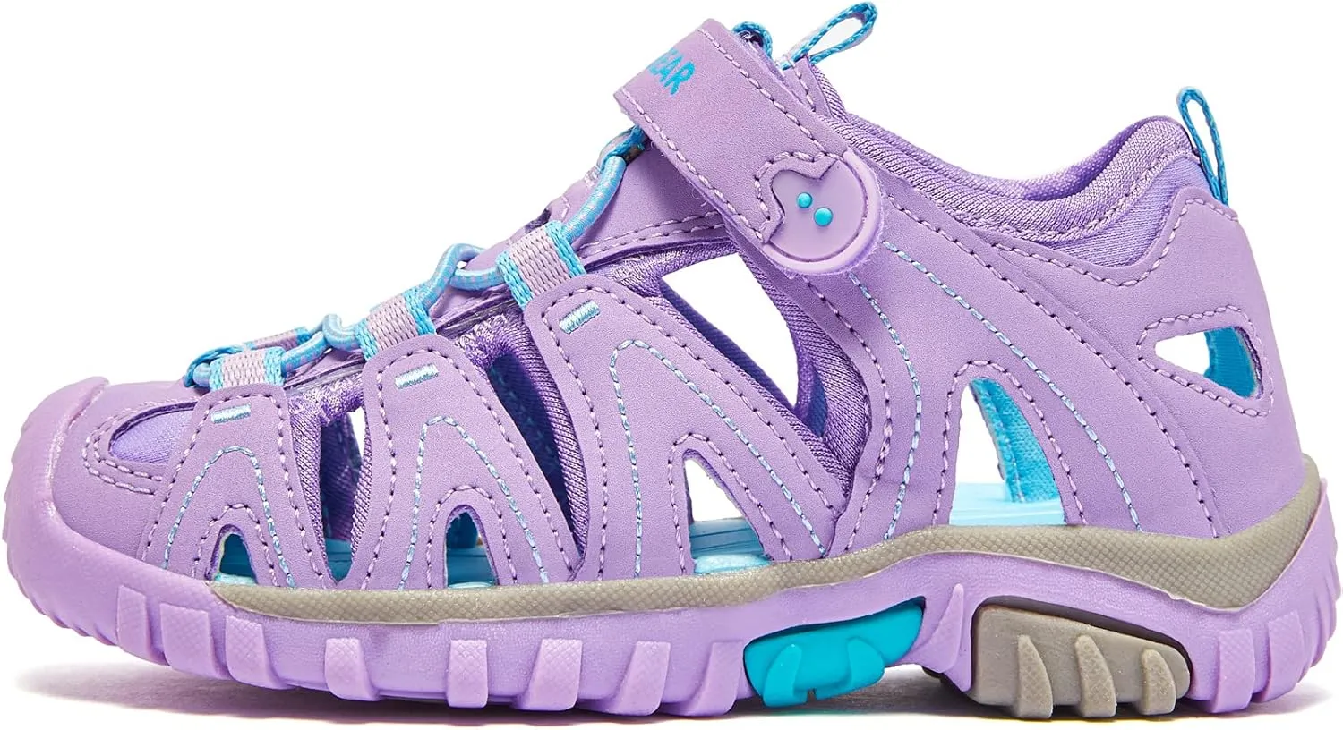 HOBIBEAR Boys Girls Sport Water Sandals Closed-Toe Outdoor(Toddler/Little Kid/Big Kid)