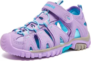 HOBIBEAR Boys Girls Sport Water Sandals Closed-Toe Outdoor(Toddler/Little Kid/Big Kid)
