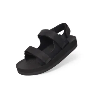 Indosole x Hijack Women’s Recycled Adventure Sandal - Black