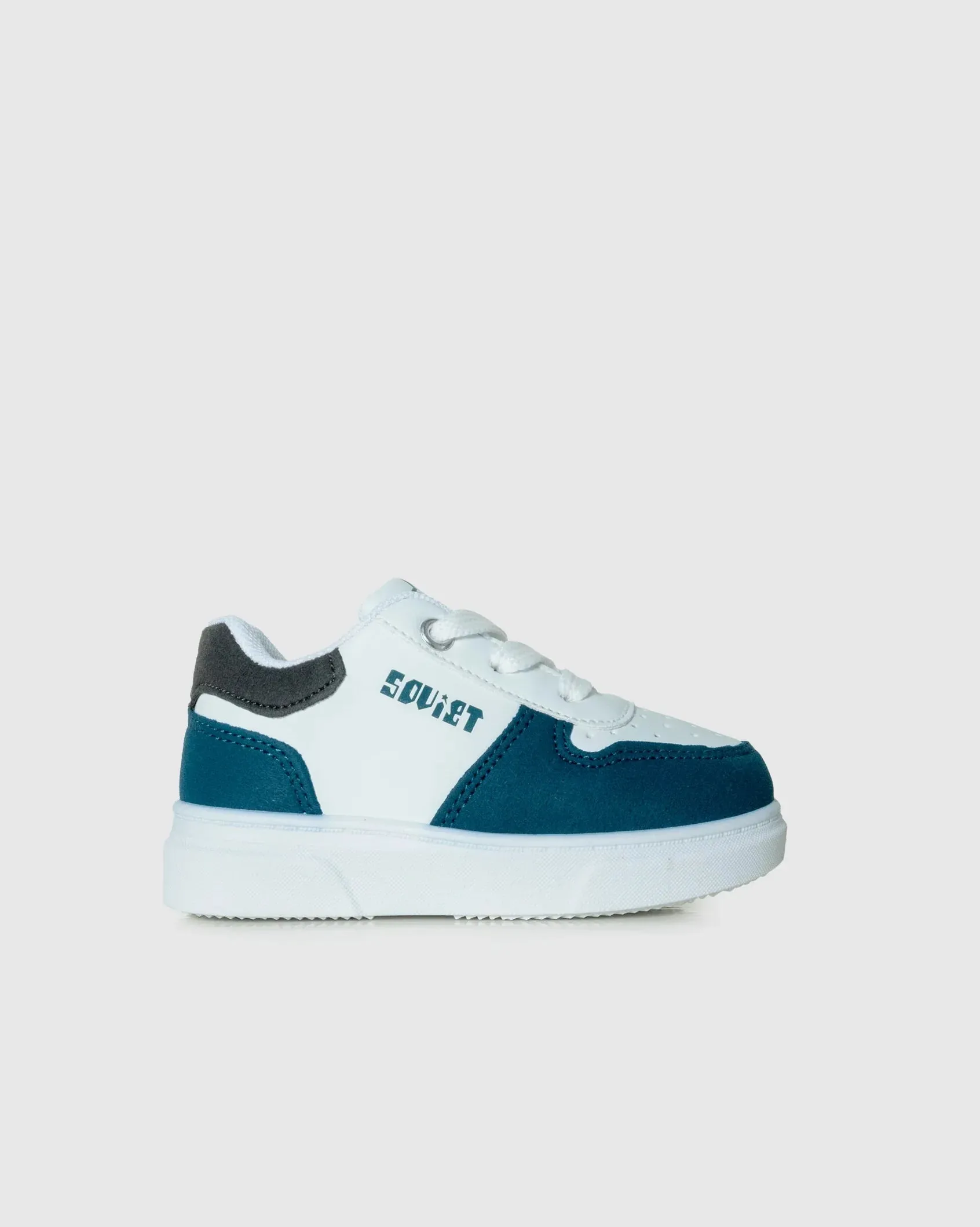 Infants Society - Fun Mixed Media PU Leather Sneaker