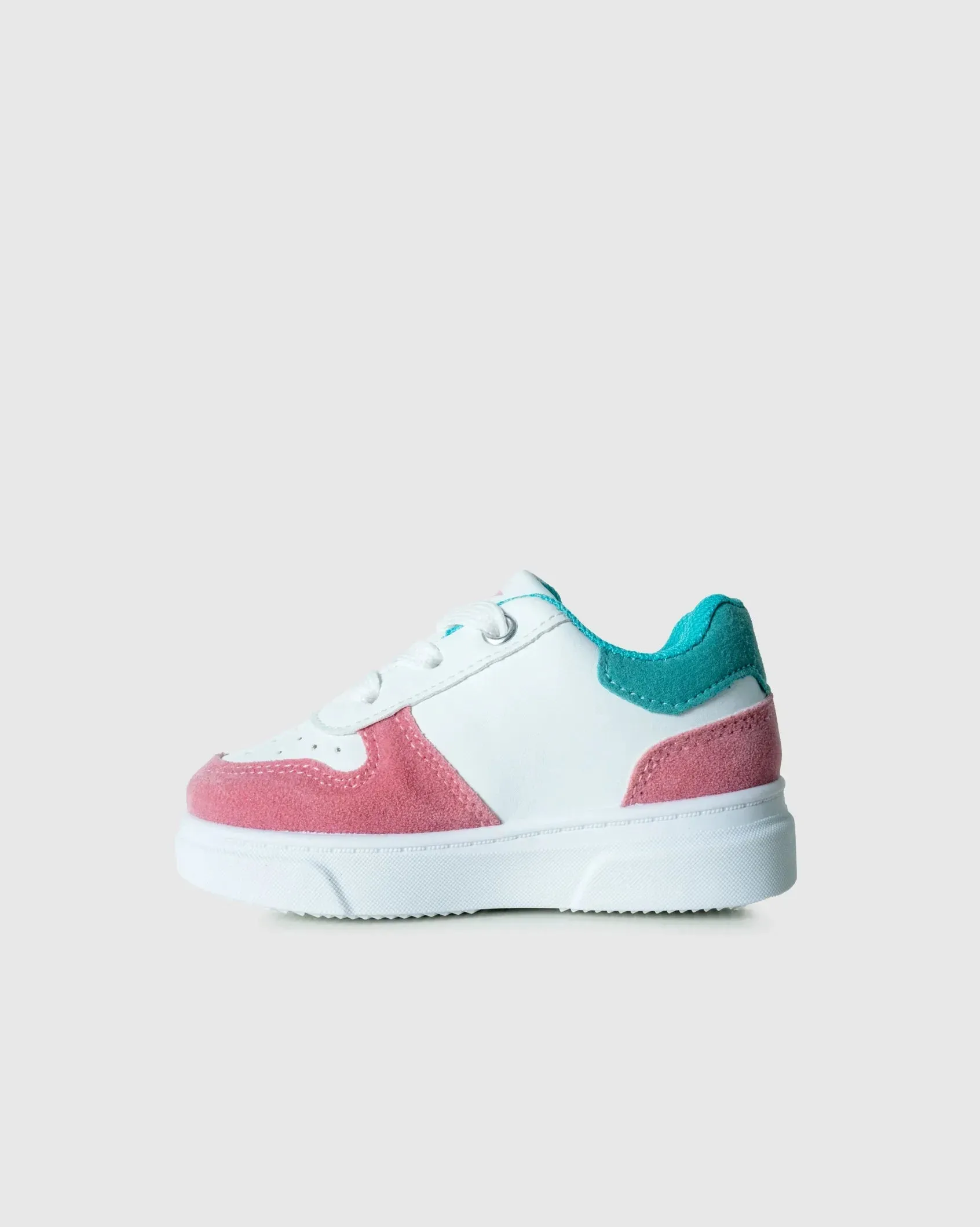 Infants Society - Fun Mixed Media PU Leather Sneaker