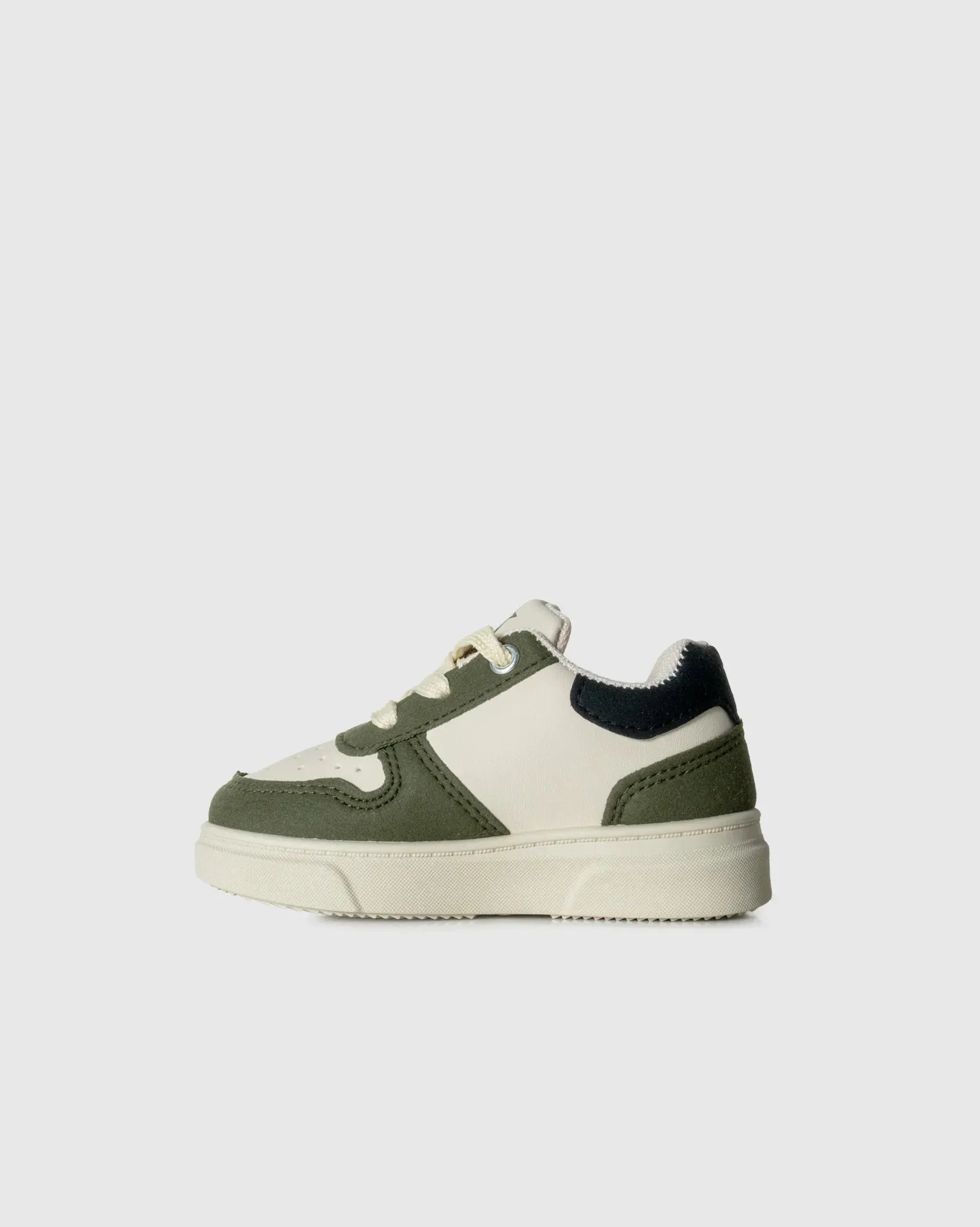 Infants Society - Fun Mixed Media PU Leather Sneaker