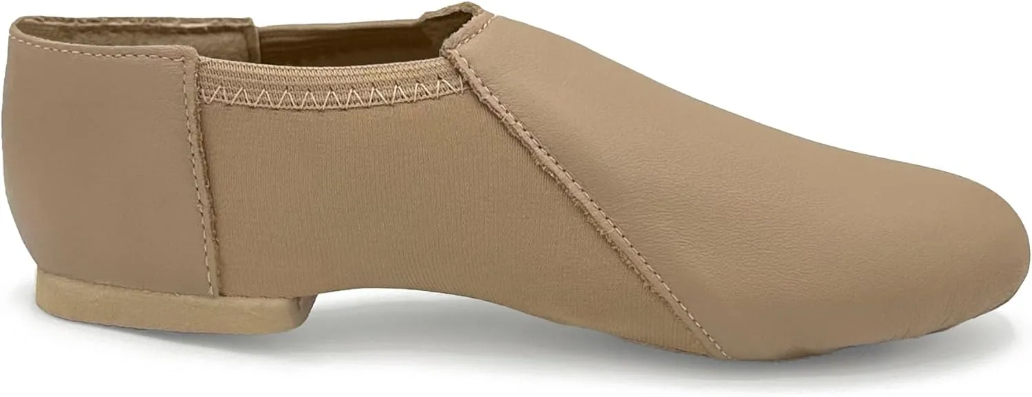 Jazz Leather Shoe with Arch Hugging Neoprene - JZ43 Java