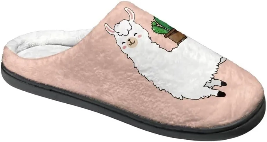 Jeiento Plus Slippers for Women Winter Indoor/Outdoor Non Slip Closed Toe Slipper Memory Foam Bedroom Slipper Fuzzy Winter House Shoes