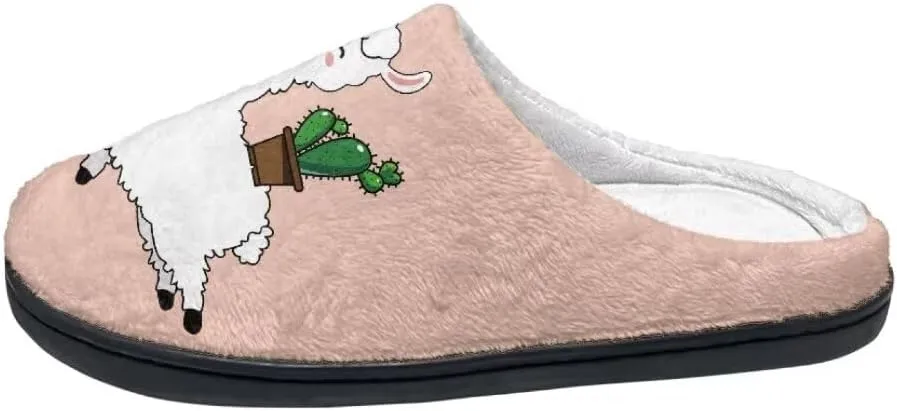 Jeiento Plus Slippers for Women Winter Indoor/Outdoor Non Slip Closed Toe Slipper Memory Foam Bedroom Slipper Fuzzy Winter House Shoes