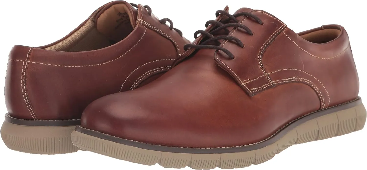 Johnston & Murphy Big Kid Holden Plain Toe Boys Dress Casual Lace-Up Shoe