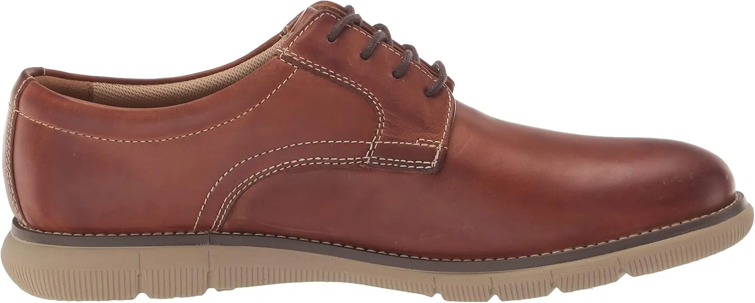 Johnston & Murphy Big Kid Holden Plain Toe Boys Dress Casual Lace-Up Shoe