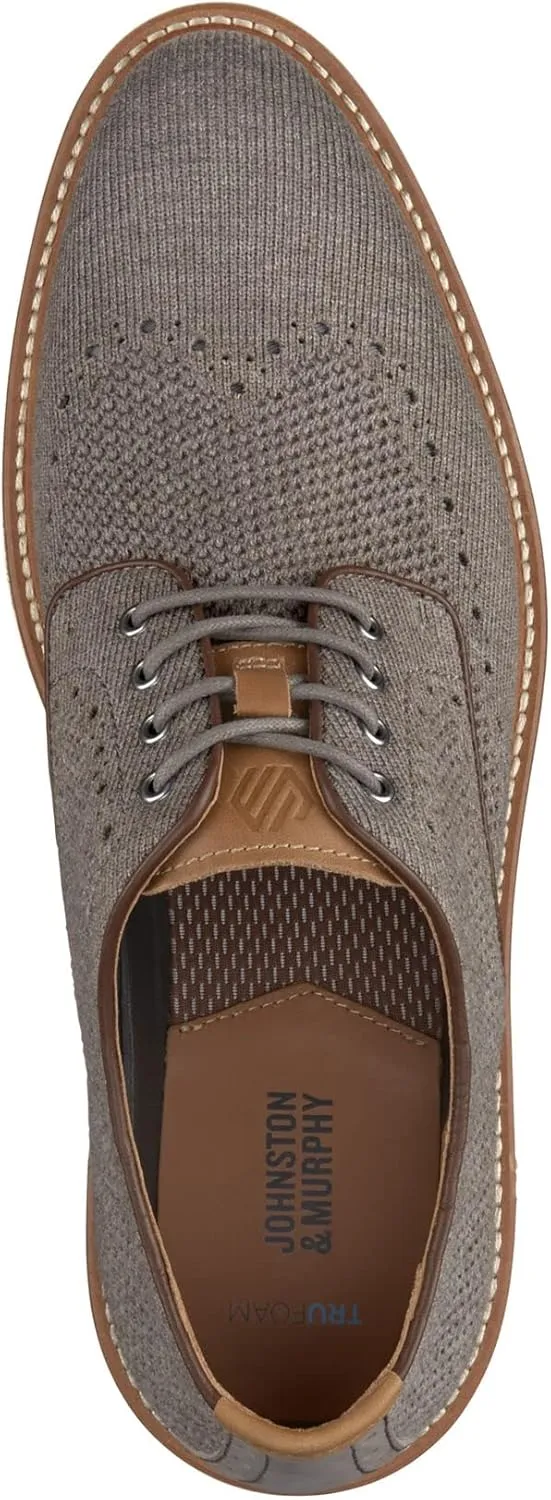 Johnston & Murphy Men's Upton Knit Wingtip Shoe