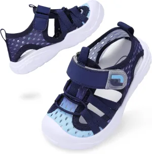 JOINFREE Toddler Boys Girls Water Shoes Breathable Qucik Dry Sport Beach Sandals Lightweight Barefoot Flexible