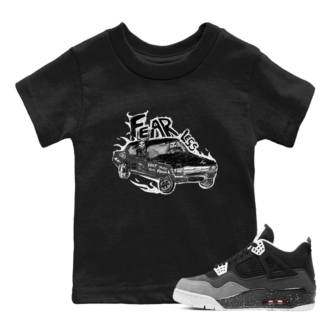 Jordan Air - Kids Fearless Tees SNRT 4 Car Sneaker Remote-controlled Fear High-tech-enabled