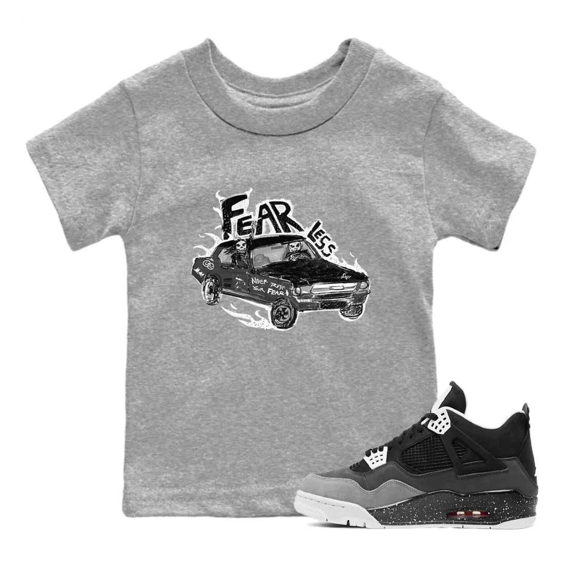 Jordan Air - Kids Fearless Tees SNRT 4 Car Sneaker Remote-controlled Fear High-tech-enabled