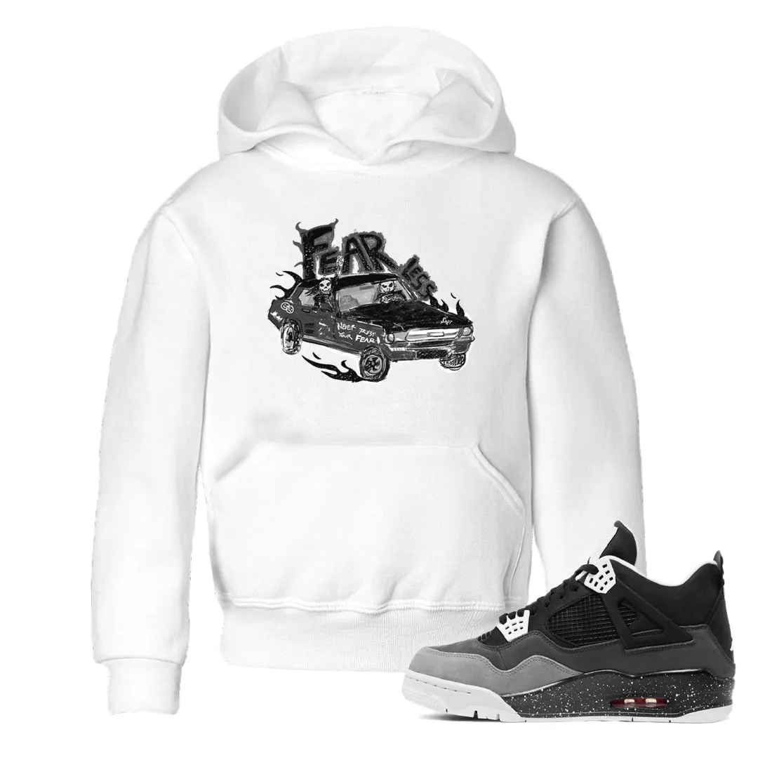 Jordan Air - Kids Fearless Tees SNRT 4 Car Sneaker Remote-controlled Fear High-tech-enabled