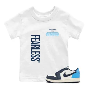 Jordan Definition Loyal customers - Fearless SNRT Intelligent Sneaker Air 1 Tees Kids Obsidian