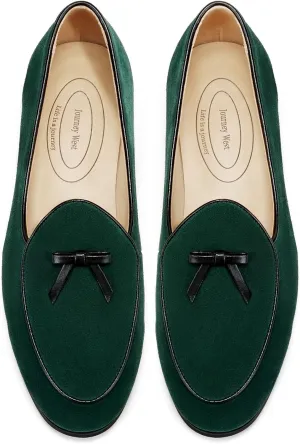 Journey West Suede Tassel Loafer for Women Slip-on Belgian Penny Loafers Shoes for Women in Many Colors