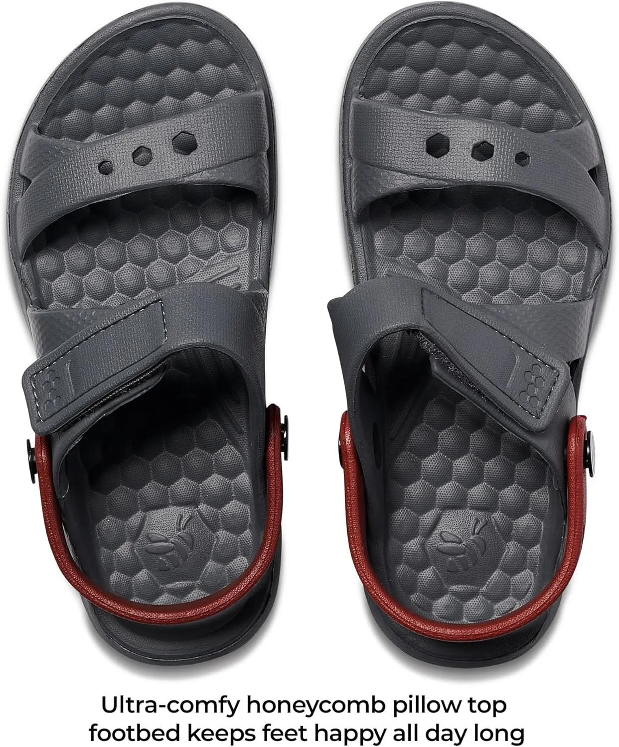 Joybees Kids' Adventure Sport Athletic Summer Sandals for Girls and Boys, Water Friendly