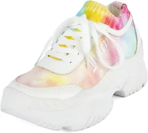 Juicy Couture Women's Chunky Lace-Up Fashion Sneaker - Stylish Platform Tennis Shoes for Everyday Comfort Walking