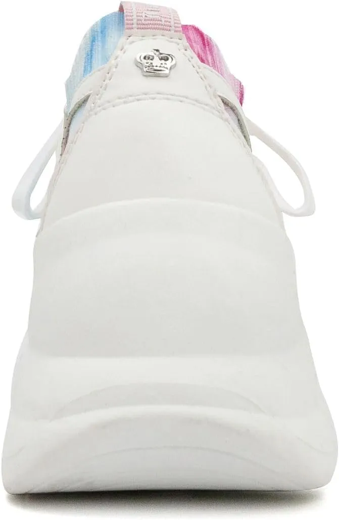 Juicy Couture Women's Chunky Lace-Up Fashion Sneaker - Stylish Platform Tennis Shoes for Everyday Comfort Walking