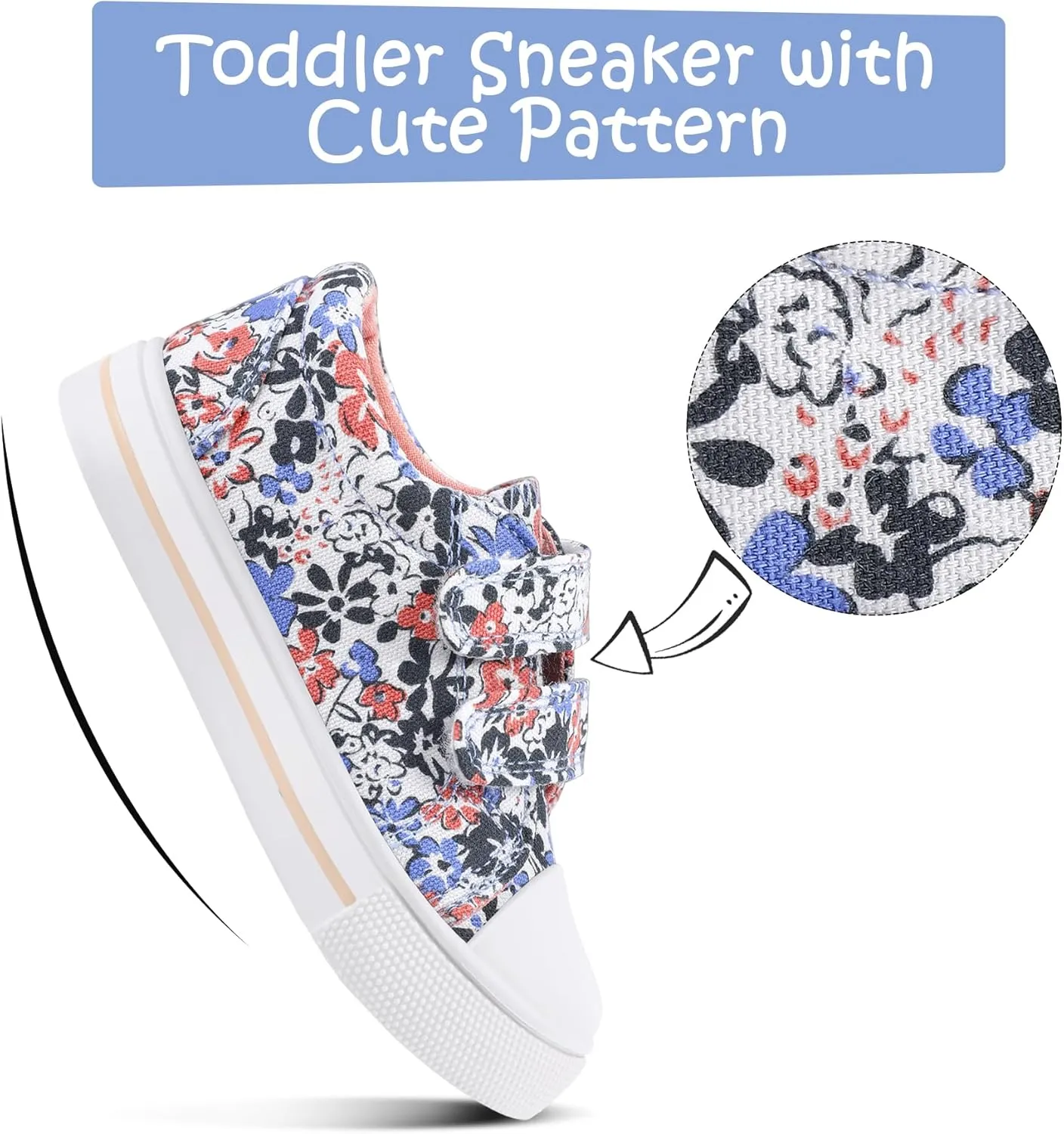 K KomForme Sneakers for Boys and Girls,Toddler Kids Soft Walking Shoes
