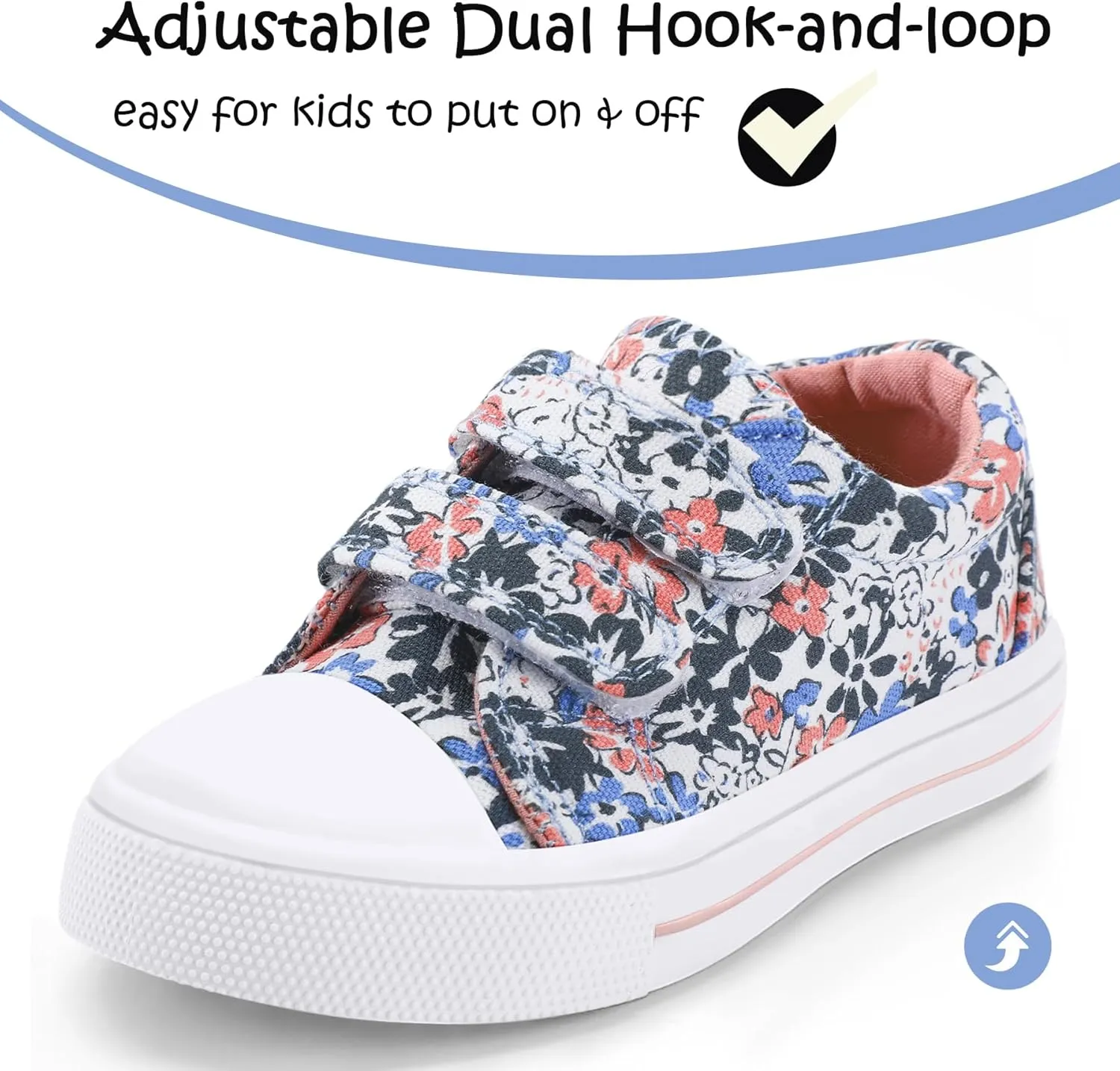 K KomForme Sneakers for Boys and Girls,Toddler Kids Soft Walking Shoes
