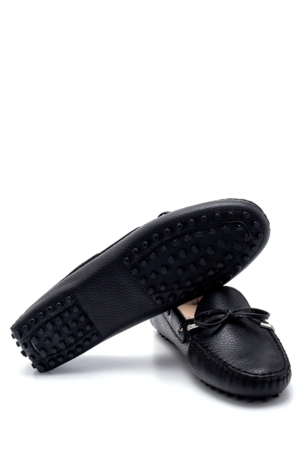 Kadın Deri Fiyonk Detaylı Loafer