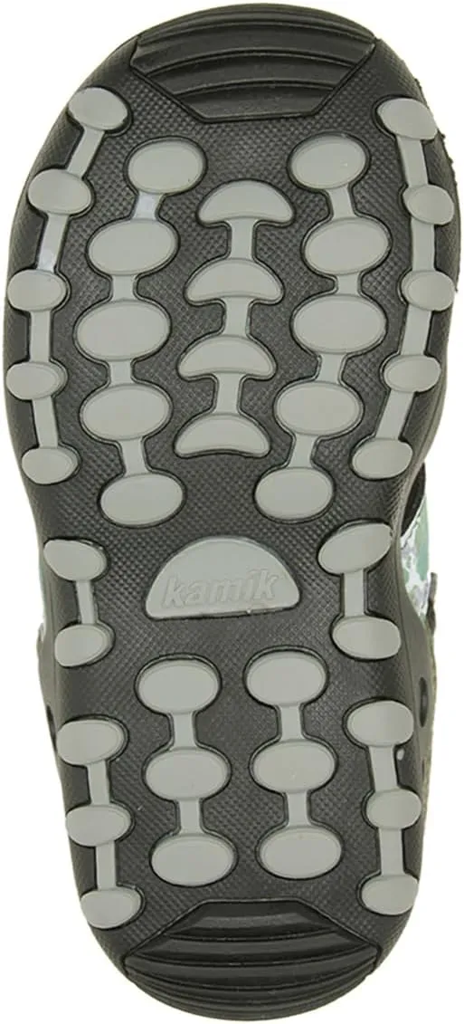 Kamik Unisex-Child Crab Print Sport Sandal