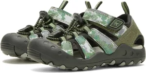 Kamik Unisex-Child Crab Print Sport Sandal